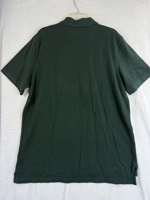 Brooks Brothers Performance Polo Short XL Green Short Sleeve Mens
