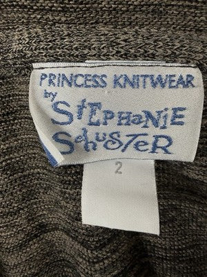 Stephanie Schuster Princess Knitwear Sweater 2X Brown Lagenlook 90s Tops Women