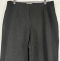 Coldwater Creek Ponte Perfect Pants Medium Gray Classic Fit Pull On Knit Womens