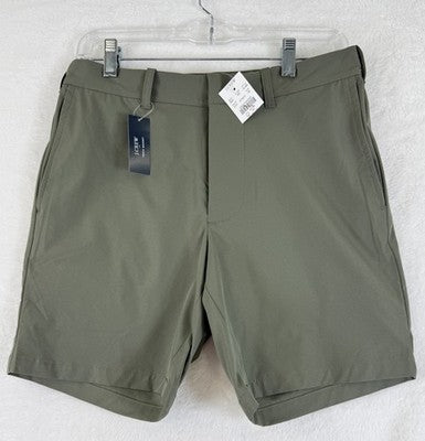 J Crew Tech Shorts Mens 28 Green 7” Inseam New NWT