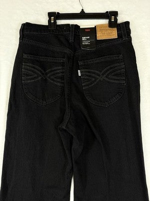 Levis Ribcage Bell Jeans 30 Black High Rise Jeans 30x32 Bell Bottom New NWT