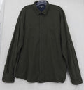 Toad And Co Mens Flannel Shirt Large Green Button Up Long Sleeve 100% Cotton