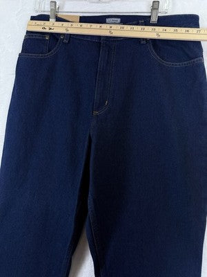 LL Bean Double L Relaxed Fit 16 Tall Womens Jeans Ultra High Rise Blue New NWT