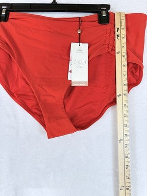 Calia Bikini Bottom XXL Red Adjustable Tie Front Womens Swim Swimwear New NWT