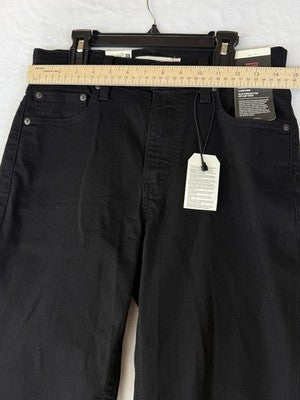 Levis 724 High Rise Slim Straight 29 Womens Black 29x30 Levi’s New NWT