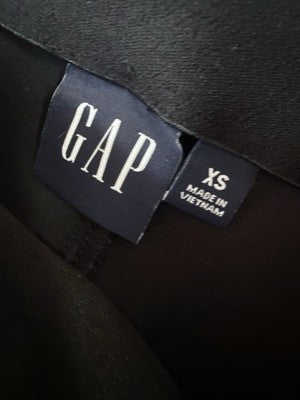 Gap Capri Pants XS Womens Black High Rise Double Knit Pull On New NWT