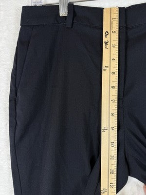 HM Dress Pants Women 8 Navy Blue Slim Ankle