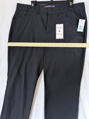 Gloria Vanderbilt Haven Trouser 16 Short Missy Black Pants Womens New NWT