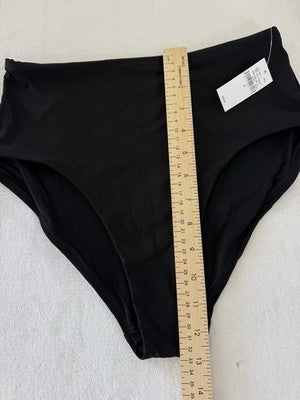 Gap High Rise Bikini Bottom Small Black Women Swimsuit New NWT