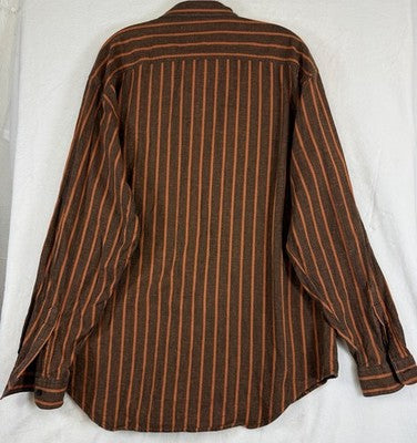Vintage Levis Shirt XL Sutter Creek Button Up Orange Gray Mens
