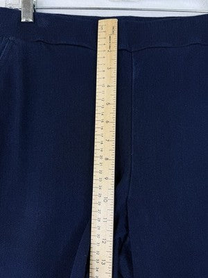 Appleseeds Pants Medium Pull On Denim Dark Blue Womens