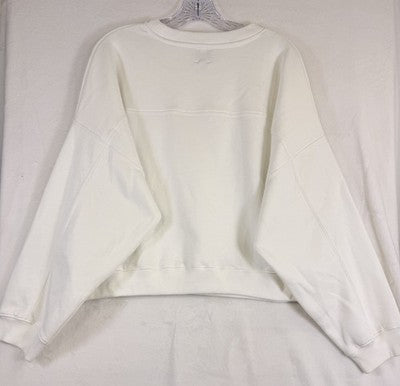Gap Vintage Soft Wedge Sweatshirt Large Petite Women Off White Top Crew Neck New