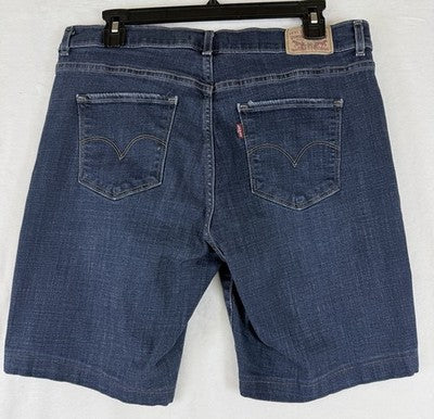 Levis Classic Bermuda Shorts 31 Womens Blue Denim