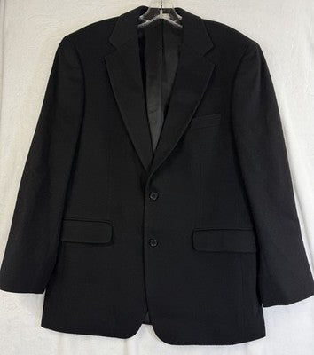 Brooks Brothers 100% Cashmere Jacket 39R Black Blazer Mens