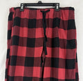 Gap Flannel Pajama Pants Mens Large Red Black Buffalo Check Plaid Drawstring PJ