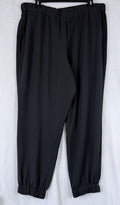 Talbots Joggers 14 Black Pants Pull On Lightweight Womens