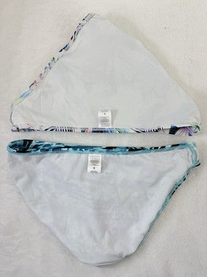 Venus Bikini Bottom Size 6 Womens Small Lot 2 Swim Bottoms Blue Swimsuit