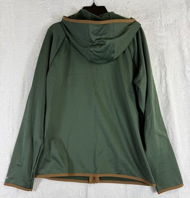 Carhartt Boys Jacket Large Green Hooded Pockets Force Full Zip Kids New NWT