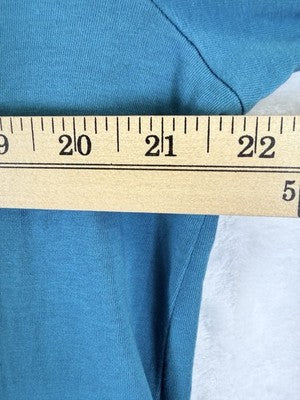 J Jill Pure Jill Wrap Tunic Tops XL Blue Womens Knit Short Sleeve