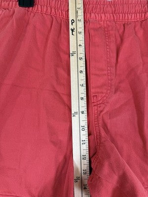 Gap Denim Shorts Women Medium Tall Ultrasoft Red 8” 90s Loose Pull On New NWT