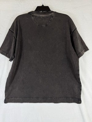Gap Heavyweight Oversized T Shirt Large Mens Black Organic Cotton Short Sleeve