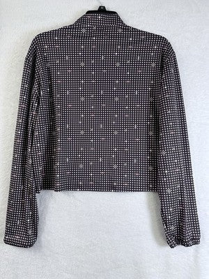 Bad Birdie Womens Medium Golf Top UV Long Sleeve Shirt Throwing Dart New NWT $88