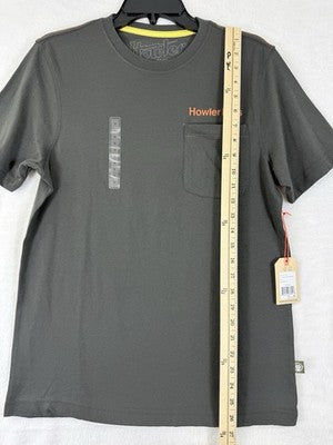 Howler Brother T Shirt Small Gray Mens Pelican Postage Short Sleeve Pocket New