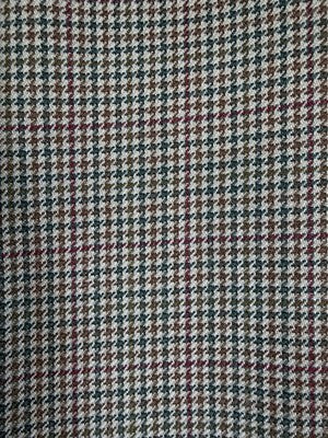 Pendleton Wool Pants 8 Petite Brown Houndstooth Made In USA Lined 8P Vintage