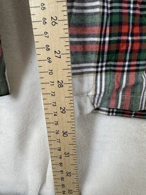 Aerie Flannel Skater Pajama Pants Large Womens Red Plaid Wide Leg American Eagle