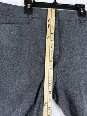 Ann Taylor Loft The Sutton Skinny Pants 8 Gray Womens Dress Pants