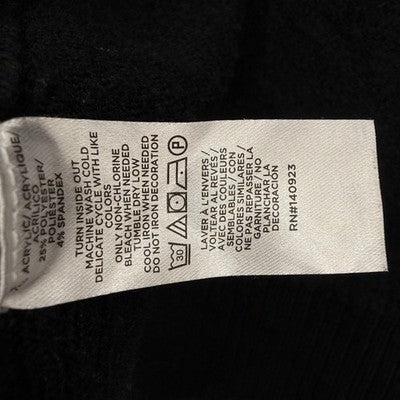 Ann Taylor Loft Cardigan Sweater Medium Black Pearls Button Front Medium Womens