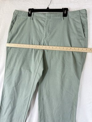 Lands End Chino Pants 20W Green Plus Size Womens