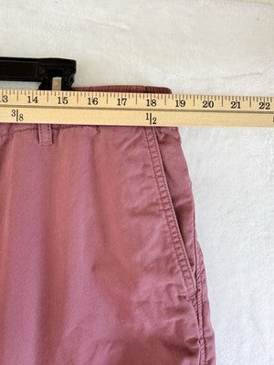 Uniqlo Shorts Men XL Chino Pink Cotton 9”
