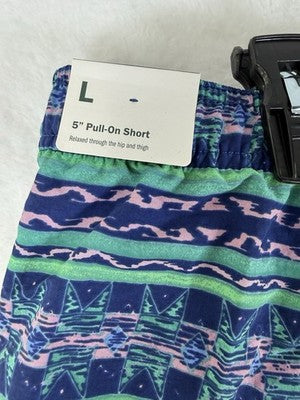 Alpine Design Shorts Mens Large Blue Lined 5” Pull On New NWT