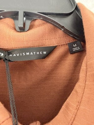 Travis Mathew Golf Polo Shirt Medium Mens TravisMathew Matthew The Heater New