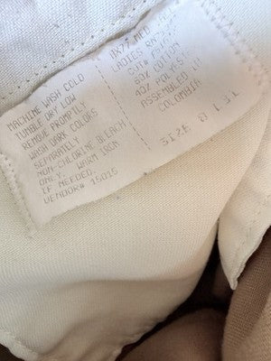Vintage LL Bean Pants Womens 8 Khakis Pleated High Rise 80s Hipster