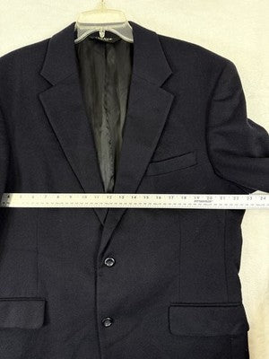 Jos A Bank Cashmere Blazer 42R Navy Blue Jacket Men’s Suit Joseph