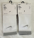 Nike Spark Running Socks Crew White Men 6-7.5 Women 7.5-9 Cushioned Lot New