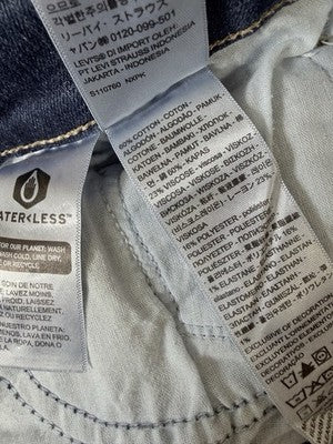 Levis Classic Bermuda Shorts 31 Womens Blue Denim