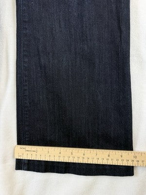 Eddie Bauer Jeans Women 6 Petite Curvy Flare Dark Blue 6P P6 Denim