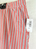 Gap Pajama Pants XL Tall 100% Cotton Poplin Red Blue Striped New NWT