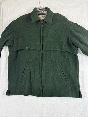Vintage LL Bean Wool Field Jacket Large Mens Hunting 70s 80s Made In USA