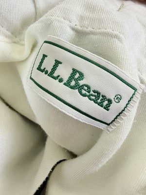 LL Bean Womens Pants 16 Chinos Khakis Tan Beige High Rise Pleated 90s Vintage