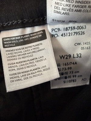 Levis 725 High Rise Bootcut 29 Jeans Womens Black 29x32 Levi’s New NWT