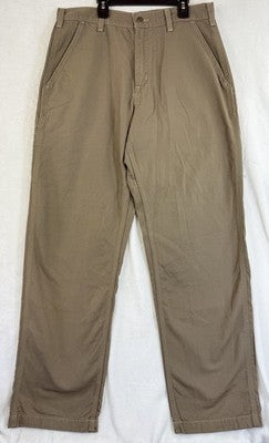 Carhartt Canvas Utility Work Pants 33x32 Dungaree Fit Hamilton B175 Mens