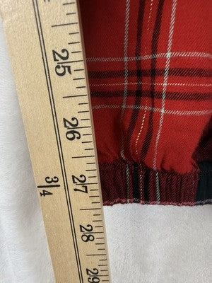 Victoria’s Secret Pajama Pants Large Red Plaid Flannel Womens Pjs Sleep