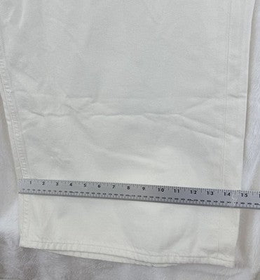 Gap Super Baggy Jeans 35 20 Women Off White Ivory Wide Leg High Rise New NWT