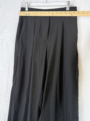 Old Navy Extra High Rise Pants Super Wide Leg 4 Womens Black Trousers
