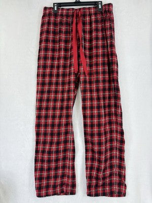 Lands End Flannel Pajama Pants XS Women’s Red Plaid Pjs Bottoms