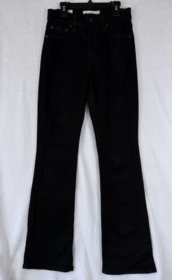Levis 725 High Rise Bootcut 26 Jeans Womens Black 26x32 Levi’s Boot Cut